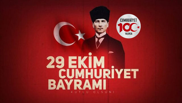 Kaymakamımız Dr. Mehmet AKÇAY' ın Cumhuriyet Bayramı Mesajı